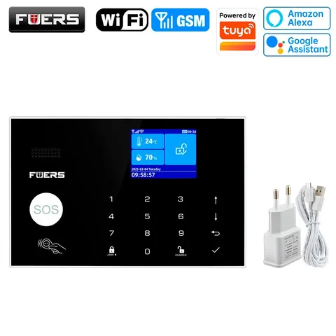 Wireless WiFi GSM Home Alarm Fuers Tuya Smart Anti-Theft Motion Sensor Kit