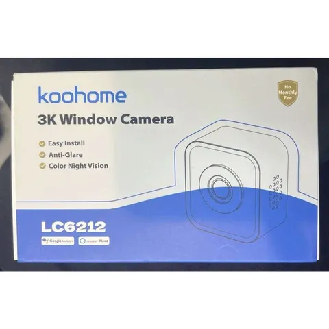 3K WiFi Security Camera Indoor Outdoor Color Night Vision Anti-Glare Smart Cam