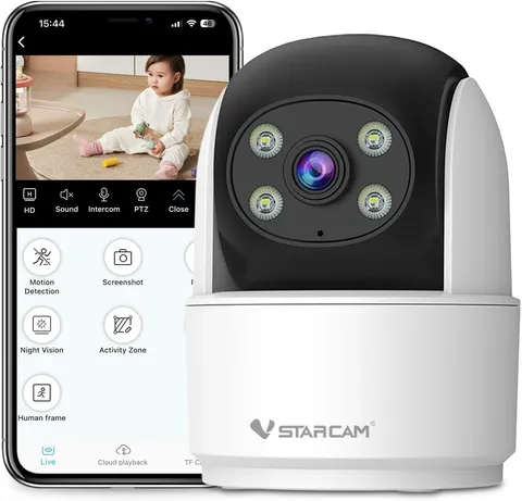 VSTARCAM 3MP Indoor Security Camera, 2.4G Wifi Cameras for Home Security