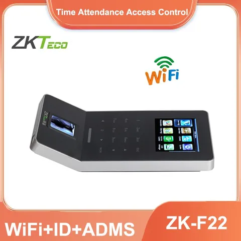 ZKteco F22 WIFI+ADMS Fingerprint Time Clock & Access Control with EM ID Card