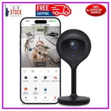 Geeni Look 2K 4MP Smart Indoor Security Camera 1440p Ultra HD