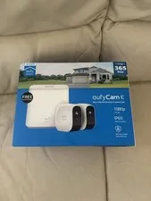 EufyCam E Wireless 2 Camera Kit w/HomeBase 1 Original Box AS-IS (description)