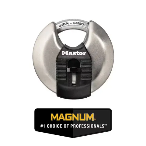 Heavy Duty Outdoor Shrouded Padlock with Key, 2-3/4 In. Wide
