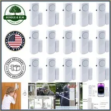 15 Count Window and Door Alarms with Strong 90 Decibel Alert for Protection