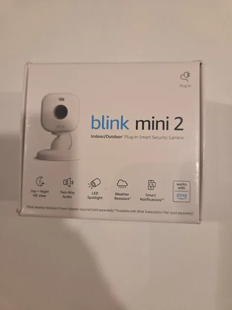 Blink Mini 2 Security Camera Webcam 1080p Home Pet Cam With Mic