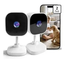 Yoosee 2-Pack Indoor WiFi Cameras 2K Motion Detection Night Vision Audio