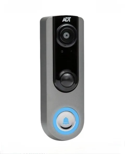 ADT Pulse Wireless HD Doorbell Camera DBC835-V2 Wi-Fi Video Doorbell Used
