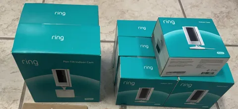 Ring CAM package. 7 Indoor CAM, 2 Pan-Tilt Indoor Cam