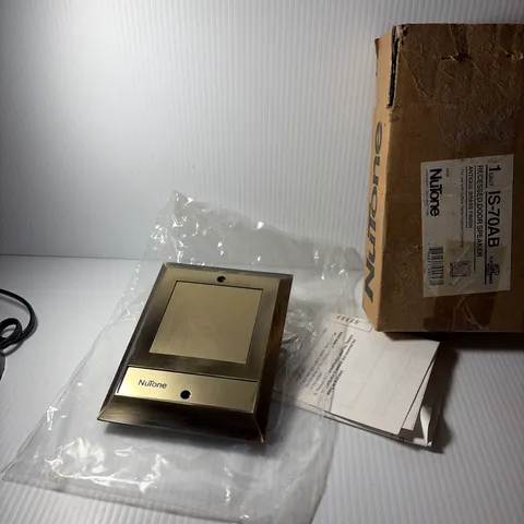 Nutone IS-70AB Intercom Door Speaker IS-70 IS-65 Antique Brass (no push-button)