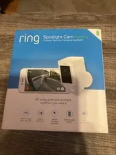 RING Spotlight Cam Battery Outdoor Security Camera & Spotlight 