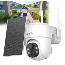 Wansview 2K Wireless Solar Outdoor  Security Camera WiFi Ai Detection 360° PTZ