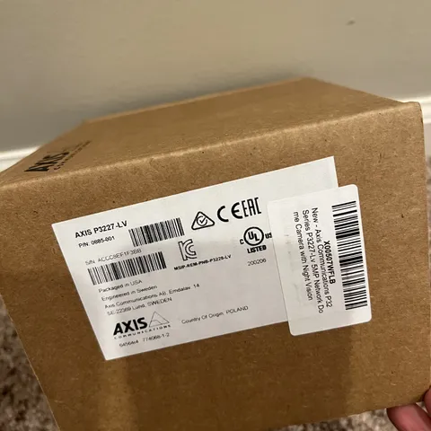 Axis P3227-LV 5MP IR Indoor Dome IP Security Camera - 0885-001
