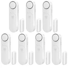 Window and Door Alarm When Opened (7 Pack/White) for Kids Safety/Home Securit...