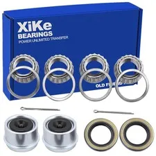 XiKe 2 Set Trailer Bearings Kit Fits for 1-1/16'' 2000-2200 Lbs Axles Trailer Wh