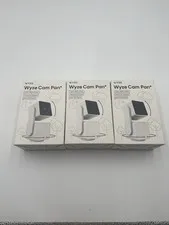 Lot Of Three Wyze Cam Pan v3 Indoor/Outdoor IP65 1080P 360° Pan/Tilt/Zoom Wi-Fi