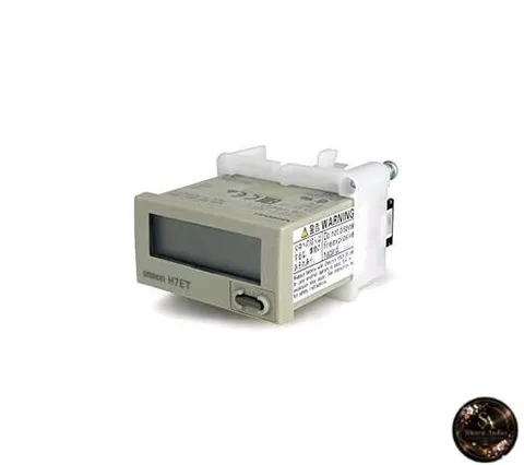 Omron Time Counter Backlit Type 7 Digits Voltage Input Light Gray H7ET-NV-H