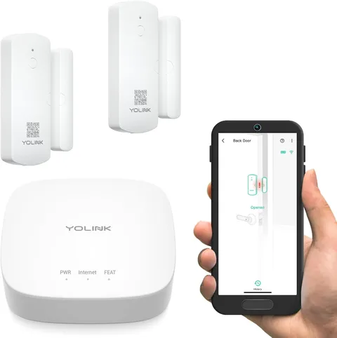 Lora Smart Door Sensor Starter Kit: 1/4 Mile Open-Air Range, Door Left-Open Remi