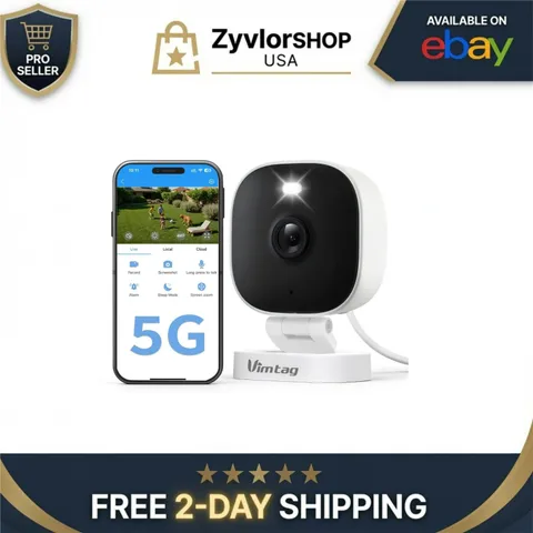 VIMTAG 2.5K Outdoor Security Camera WiFi Indoor Color Night Vision