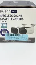 5. Swann EVO 2K Solar Security Camera Kit (2 Cameras) w/ 16GB – AS-IS