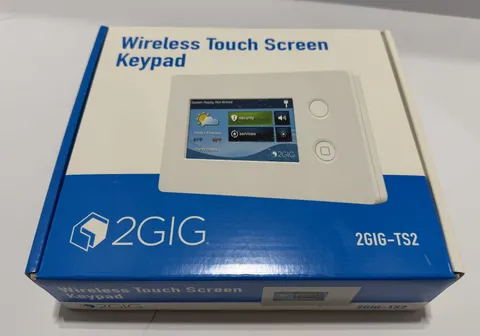 2GIG 2GIG-TS2 WIRELESS TOUCHSCREEN KEYPAD FOR GC2 - White, New
