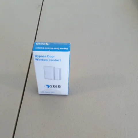 2GIG DW10-345 Wireless Z-Wave Door/Window Contact Sensor Indoor White/Blue