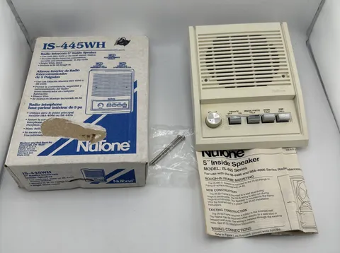 Nutone ISA-445WH 5" Inside Intercom Speaker IS-445 IMA-4406 IM-4406 4006