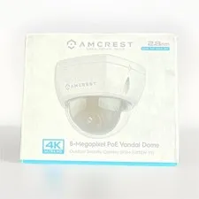 Amcrest IP8M-2493EW-V2 4K 8MP PoE Outdoor Vandal Dome Camera IR Night