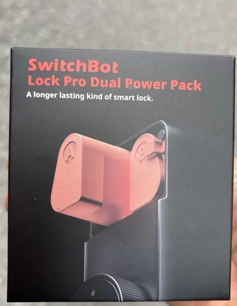 SwitchBot Lock Pro Rechargable Battery Pack (Dual Power Pack)