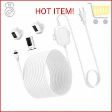 Power Adapter for Ring Outdoor Cam Plus/Ring Spotlight Cam Plus/Pro (Battery), 2