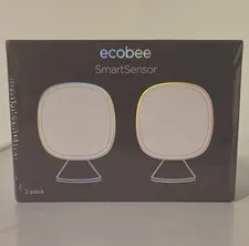 ecobee SmartSensor 2-Pack Wireless Indoor Occupancy Smart Sensor, White