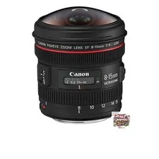 Canon EF8-15mm F4L Fisheye USM Ultra-Wide Zoom Lens (Full-Frame Compatible)