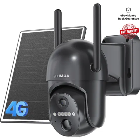 Wireless 4G LTE Solar Camera – 2K Color Night Vision & Two-Way Talk for Outdoors