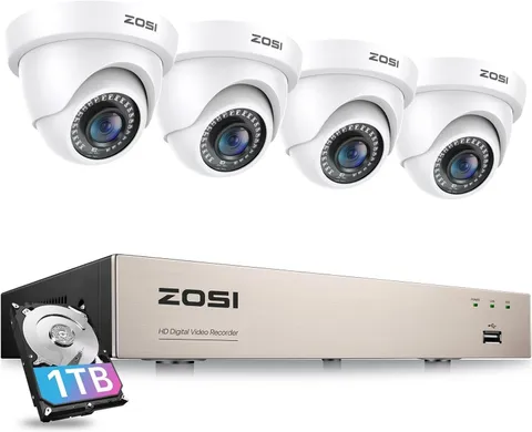 3K Lite Security Camera System with 1TB Hard Drive,Ai Human/Vehicle Detection,Ni