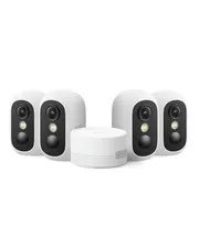 eufy Security eufyCam C35 4-Cam Kit, Wireless Indoor/Outdoor White