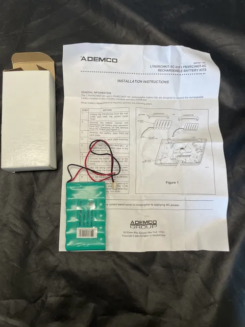 ADEMCO Honeywell LYNXRCHKIT-SC Back Up Battery