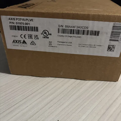 AXIS P3715-PLVE IP/Network Wired Network Camera, MPN 01970-001