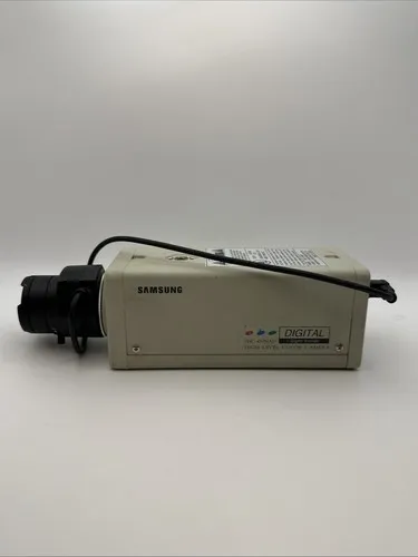 Samsung SHC-410NAD Digital Color CCTV Camera With Lens Tested 24VAC/12VDC