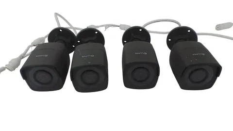 lot of 4 Luma Surveillance 410 Series LUM-410-BUL-IP-GR Camera - Free Shipping