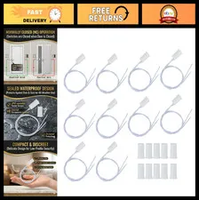 10 Pairs Wired Magnetic Reed Switch Sensors for Home Security Alarm System - N.C
