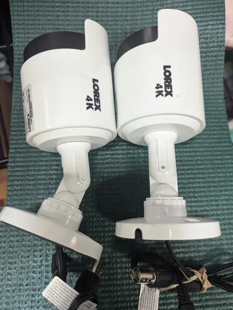 two Lorex LBV8531-C Camera 4K MPX Bullet Camera w/o Cable