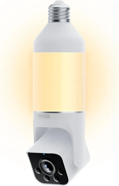 Bulb Cam - 2K HD Smart Light Bulb Security Camera with Color Night Vision, 800-L
