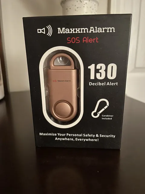 Maxxm Alarm SOS Alert Personal Safety Alarm -130db - Rose Gold - # IMXPA68-MRSG