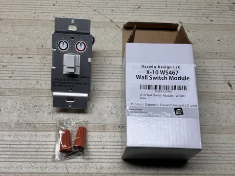 X-10 Home Security Surveillance System Wall Switch Module WS467
