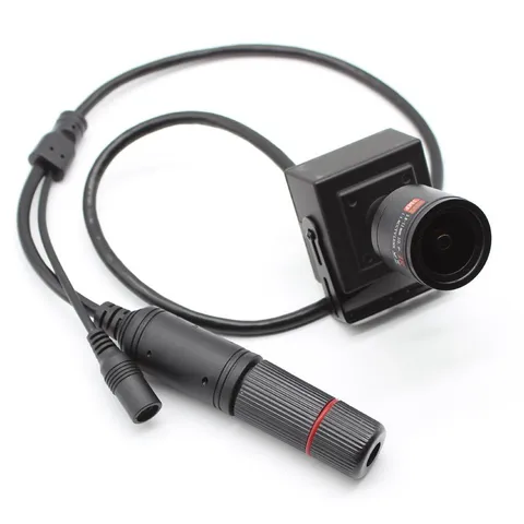 HD AI POE Audio Mini box CCTV 3MP Network IP Camera Black light ONVIF + 2.8-12mm