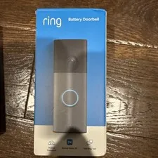 Ring Battery Doorbell 2nd Gen (newest model) 2K Speckled Gray [NEW] [MSRP $100]