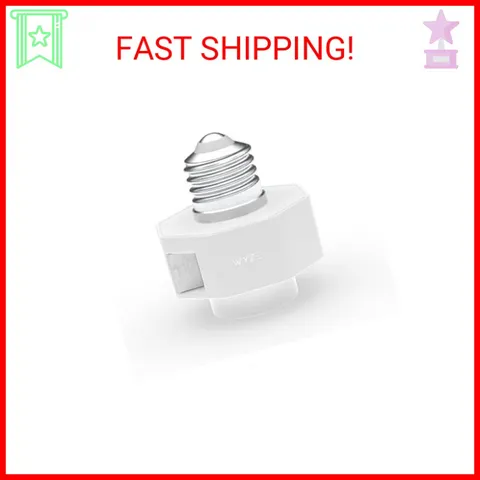 Wyze Lamp Socket Power Adapter for Wyze Cam v3/v4 (Camera Sold Separately)
