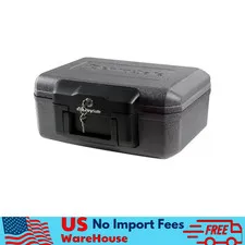 SentrySafe 1200 Fire-Resistant Box Safe with Key Lock 0.18 Cu. ft., Black