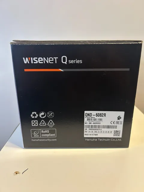 Hanwha Wisenet QND-6082R Indoor Dome IP Camera