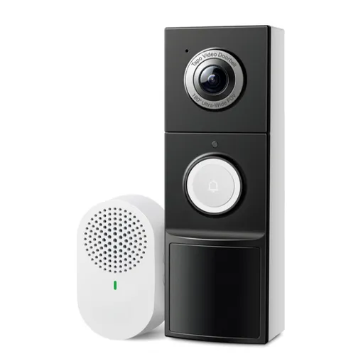 Timbre con Cámara 2K+, Visión 180°, Audio Bidireccional y Detección Inteligente