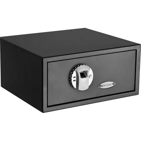 0.8 Cu. Ft. Standard Safe with Biometric Lock, Black Matte